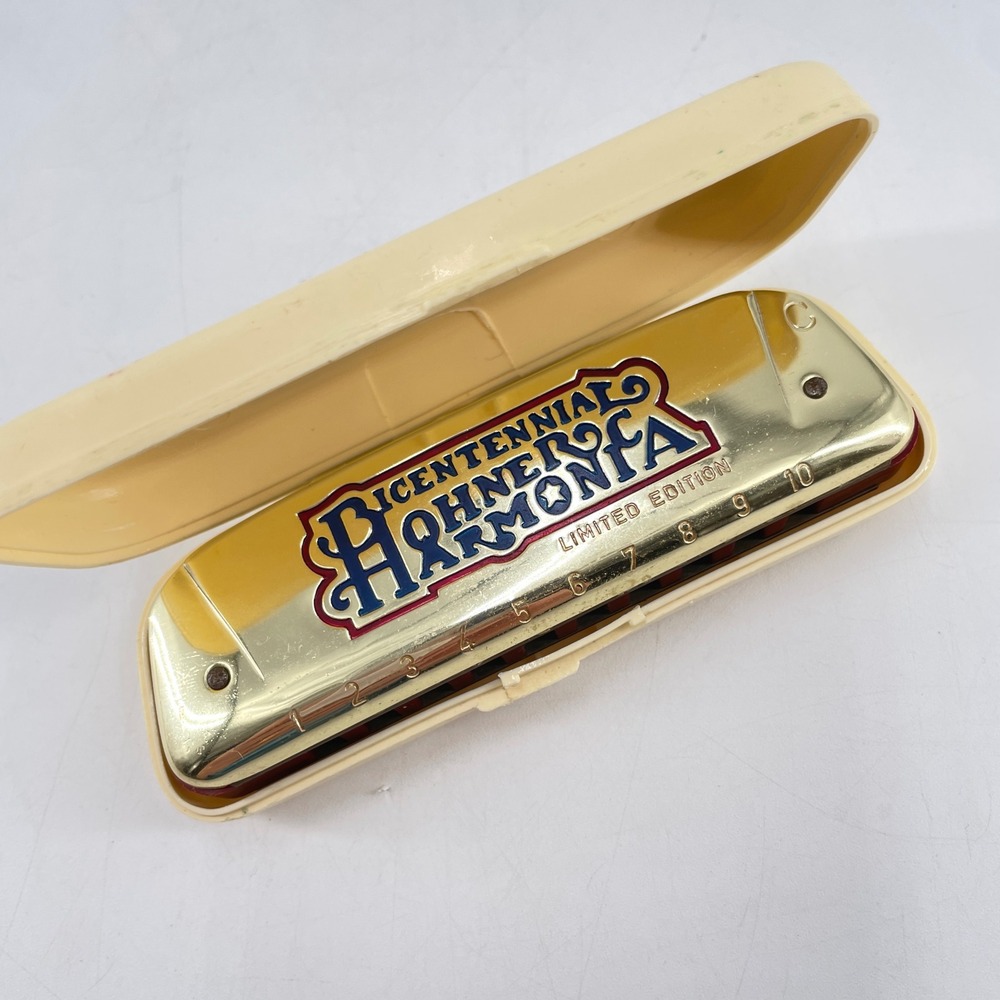 Vintage Hohner Bicentennial Harmonia Limited Edition Harmonica Key of C 1976